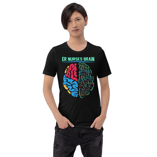ER NURSES BRAIN-Degree T Shirts