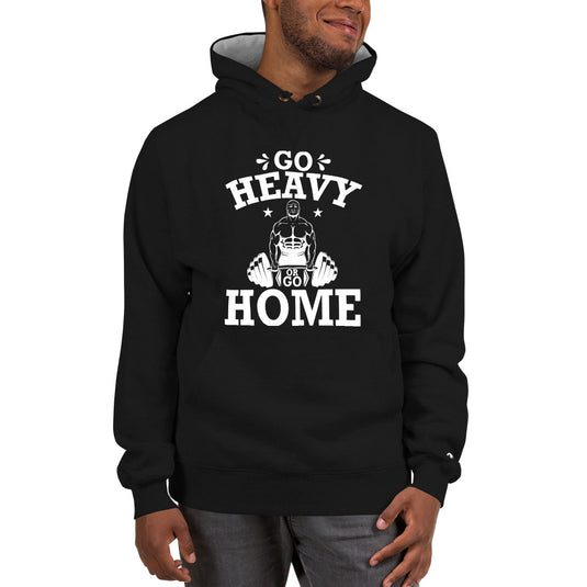 GO HEAVY Champion Hoodie-Degree T Shirts