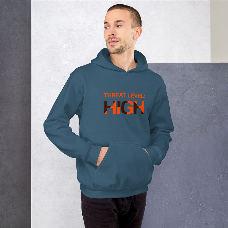 Load image into Gallery viewer, Threat Level: High Hoodie-Degree T Shirts