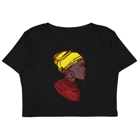 Queen 3 Organic Crop-Degree T Shirts