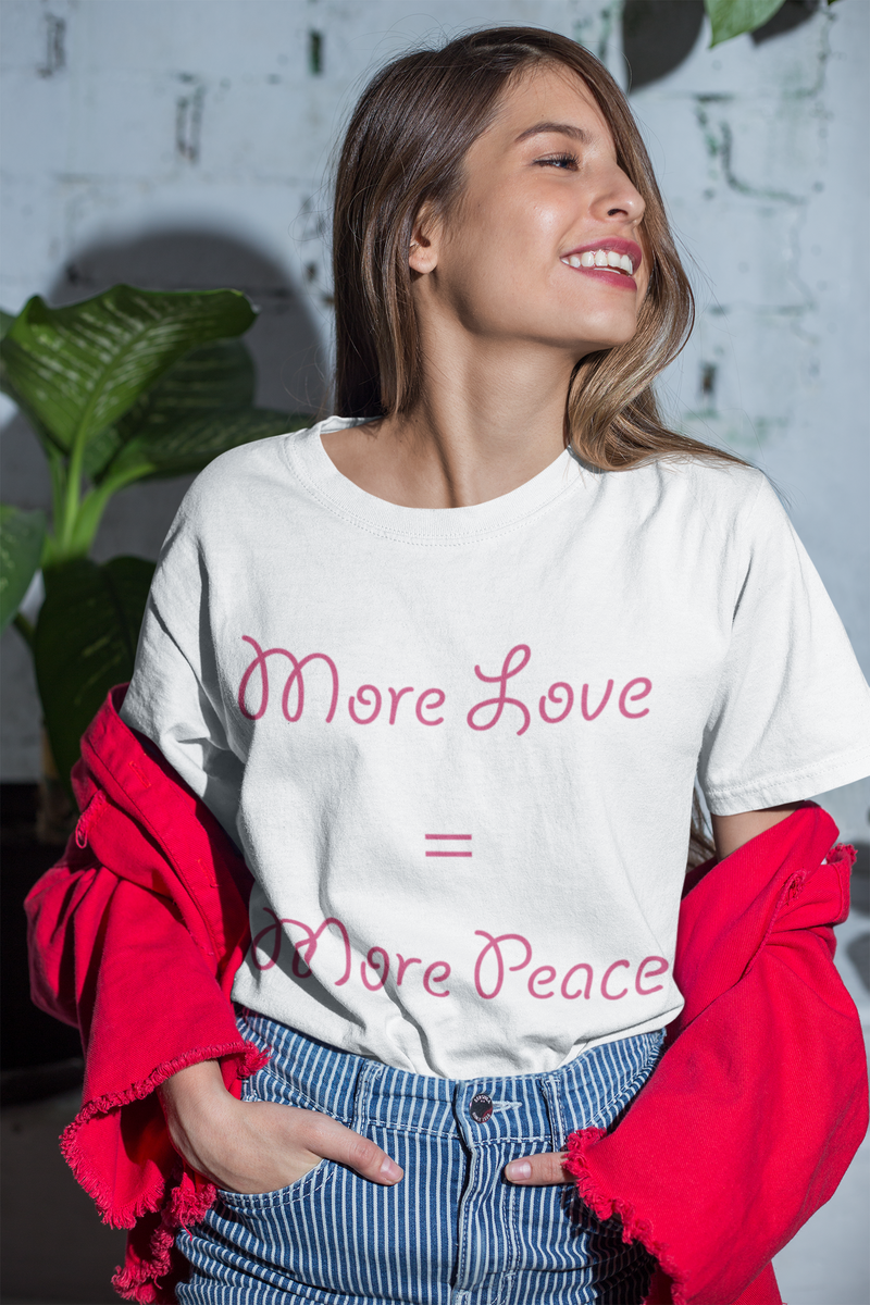 Load image into Gallery viewer, More Love = More Peace-Degree T Shirts