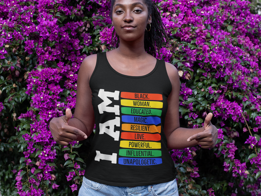 I AM BLACK-Degree T Shirts