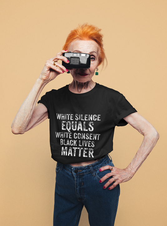 White SILENCE-Degree T Shirts