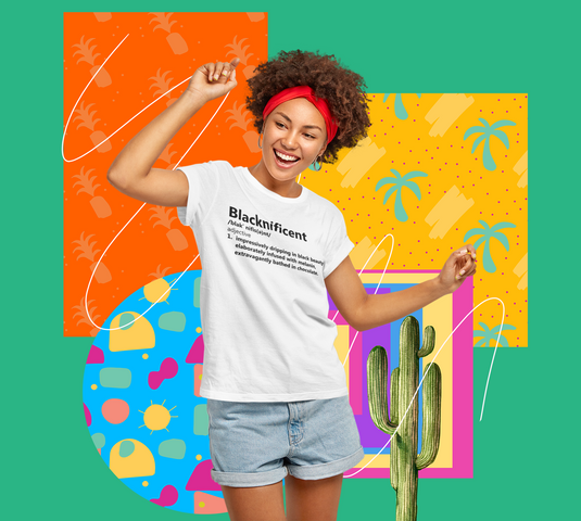 Blacknificent tee-Degree T Shirts