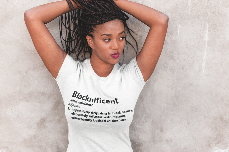 Load image into Gallery viewer, Blacknificent tee-Degree T Shirts