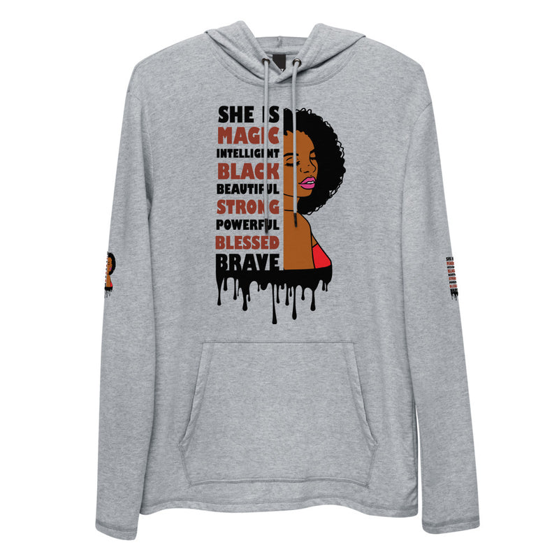 Load image into Gallery viewer, She is Magic lightweight hoodie-Degree T Shirts