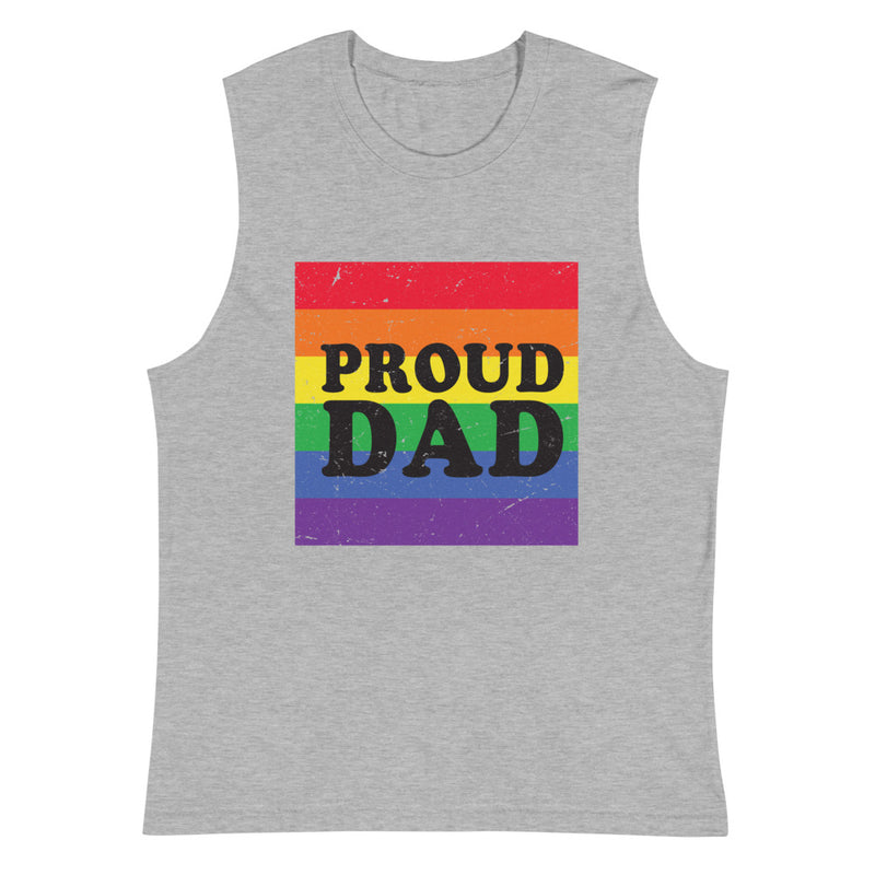 Load image into Gallery viewer, Proud DAD muscle-Degree T Shirts