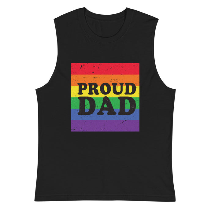 Proud DAD muscle-Degree T Shirts