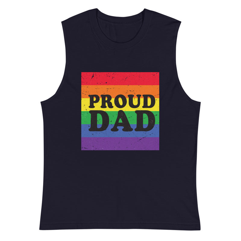 Load image into Gallery viewer, Proud DAD muscle-Degree T Shirts