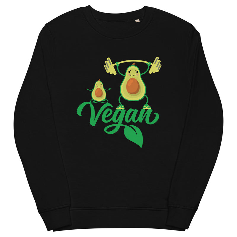Load image into Gallery viewer, Vegan Workout organic sweatshirt-Degree T Shirts