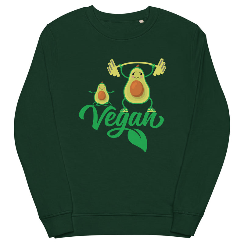 Load image into Gallery viewer, Vegan Workout organic sweatshirt-Degree T Shirts