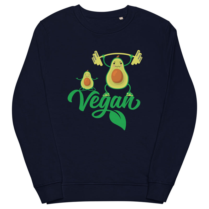 Load image into Gallery viewer, Vegan Workout organic sweatshirt-Degree T Shirts