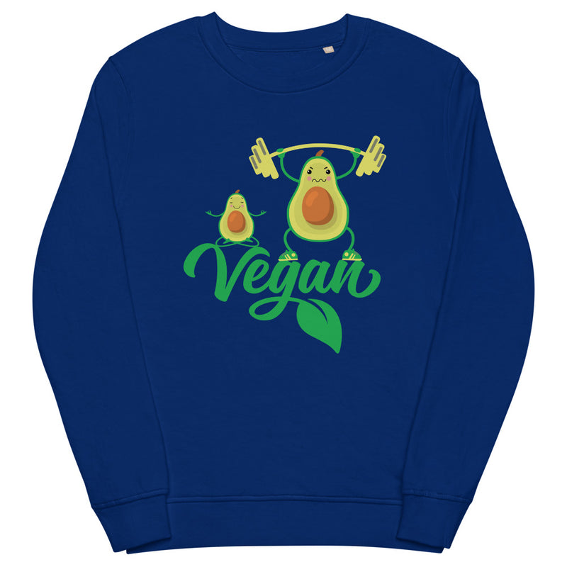 Load image into Gallery viewer, Vegan Workout organic sweatshirt-Degree T Shirts
