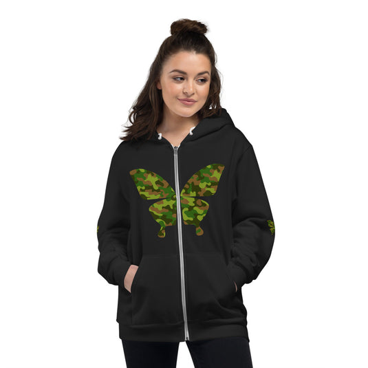 Camo Butterfly hoodie-Degree T Shirts