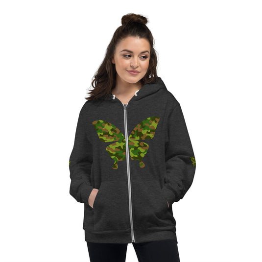 Camo Butterfly hoodie-Degree T Shirts