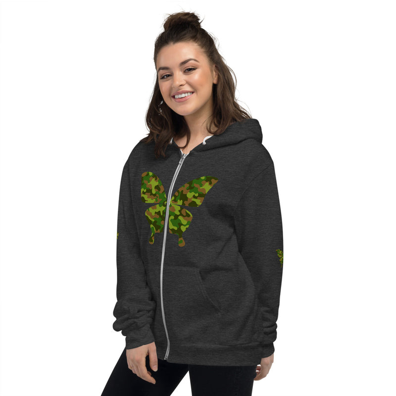 Load image into Gallery viewer, Camo Butterfly hoodie-Degree T Shirts