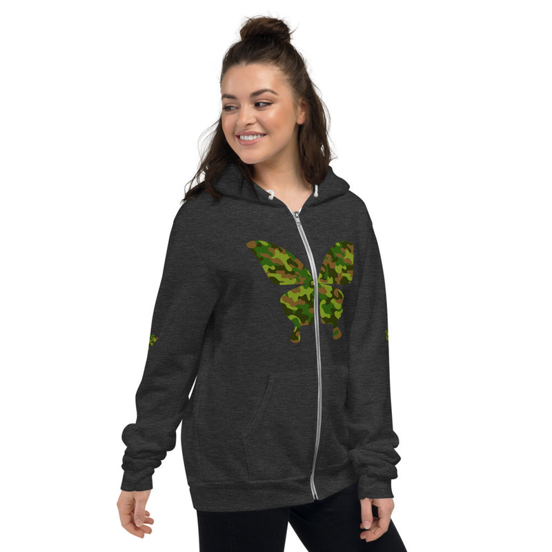 Load image into Gallery viewer, Camo Butterfly hoodie-Degree T Shirts