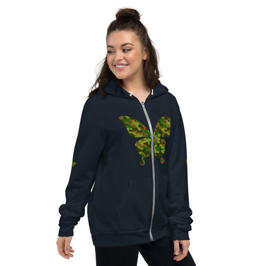 Camo Butterfly hoodie-Degree T Shirts