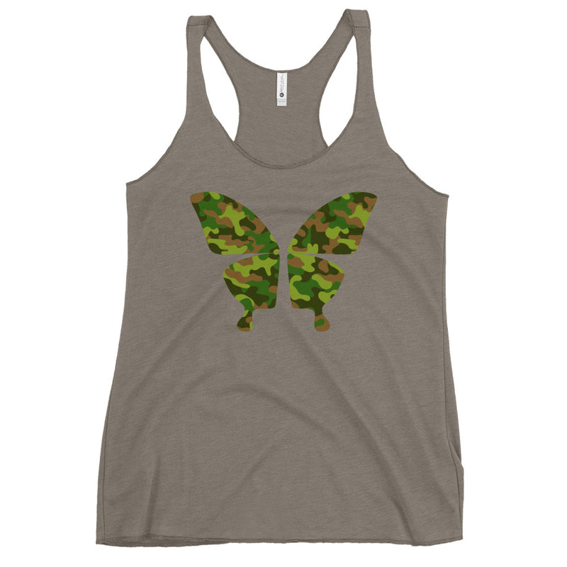 Load image into Gallery viewer, Camo Butterfly Racerback