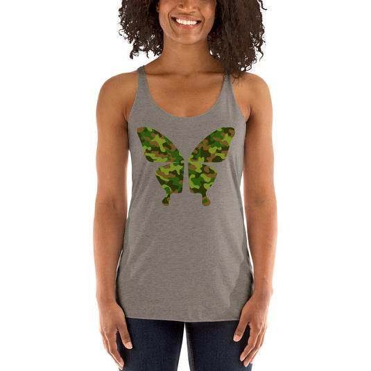Camo Butterfly Racerback