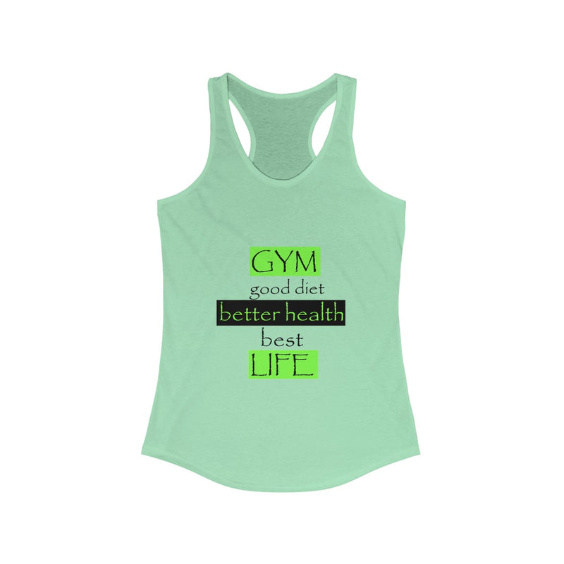 Load image into Gallery viewer, GYM...LIFE Racerback-Degree T Shirts

