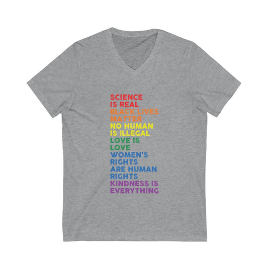 Black Lives, Women's Rights, Science-Degree T Shirts