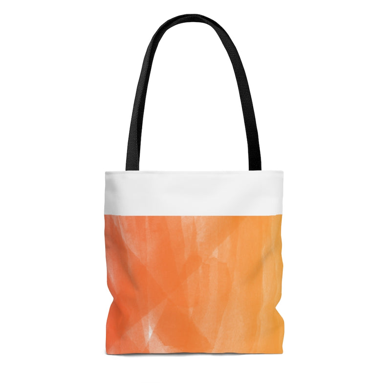 Load image into Gallery viewer, Orange Stripe Tote Bag-Degree T Shirts
