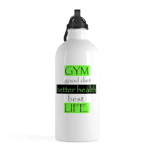 GYM LIFE Stainless Steel Water Bottle-Degree T Shirts