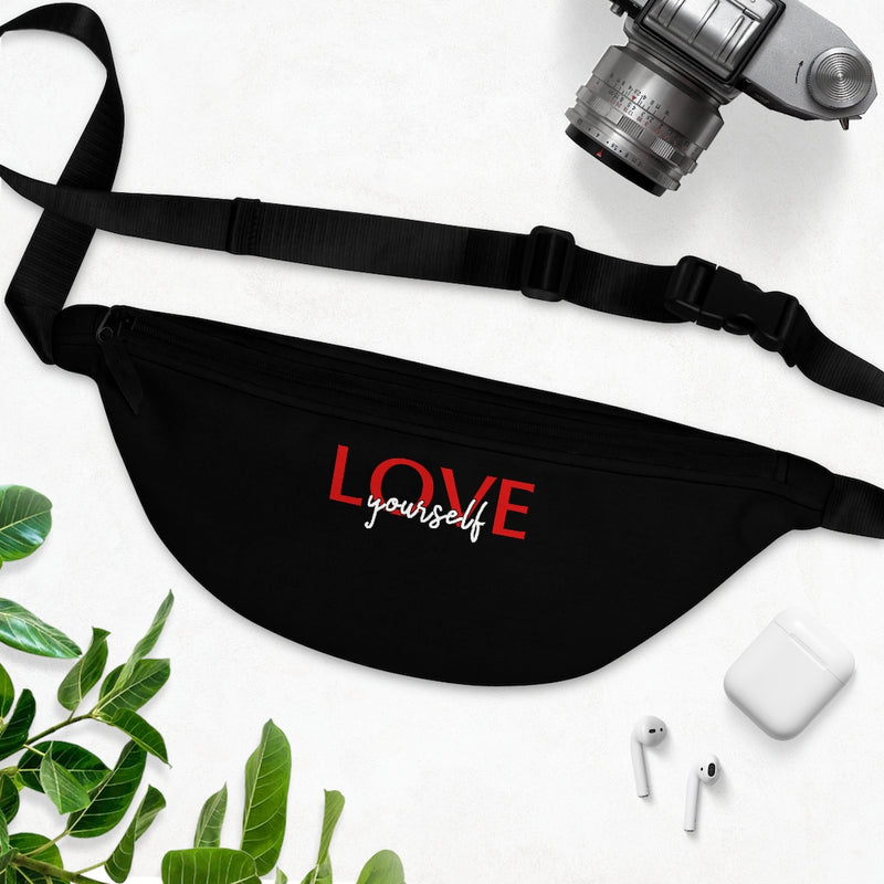 Load image into Gallery viewer, LOVE yourself fanny pack-Degree T Shirts
