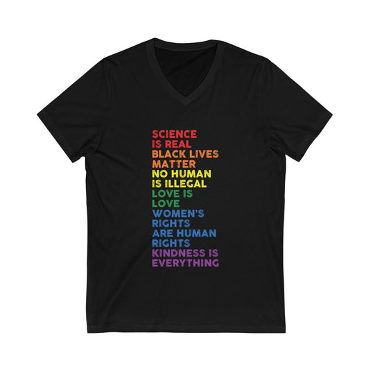 Black Lives, Women's Rights, Science-Degree T Shirts