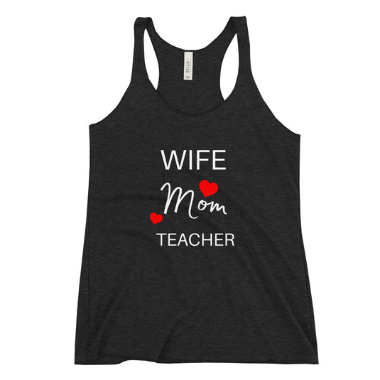 WIFE MOM TEACHER-Degree T Shirts