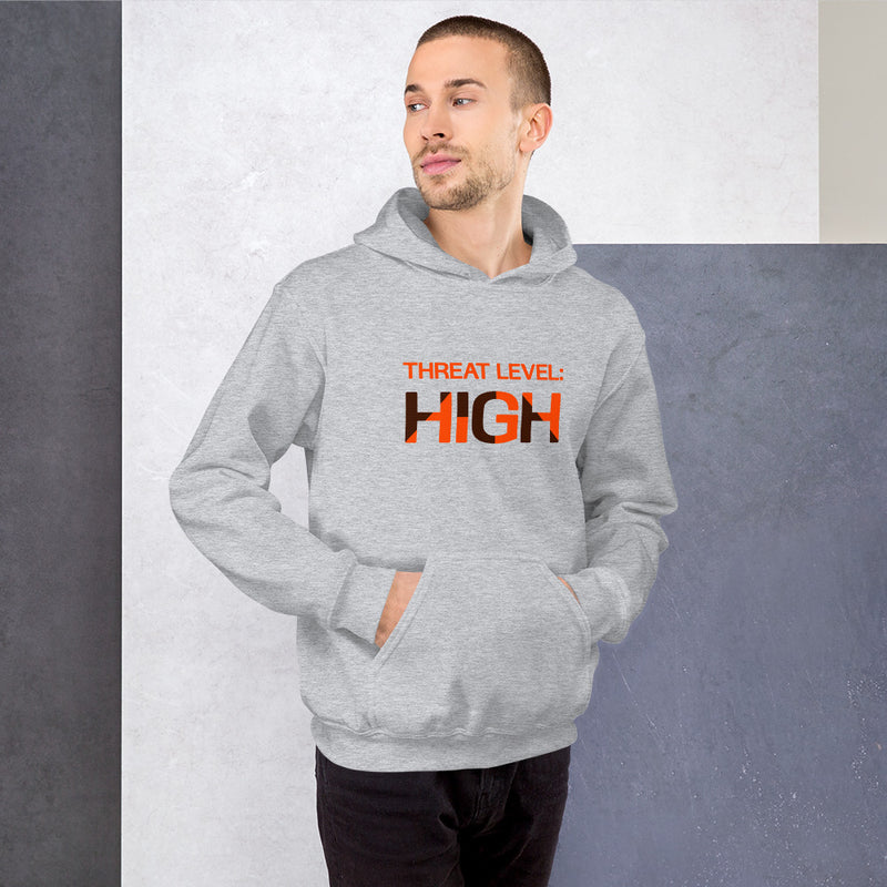 Load image into Gallery viewer, Threat Level: High Hoodie-Degree T Shirts
