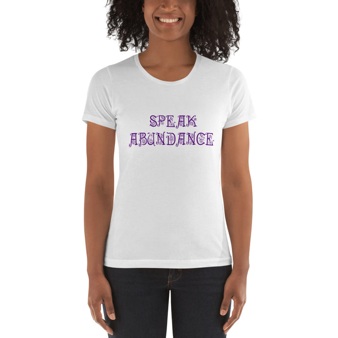 SPEAK ABUNDANCE-Degree T Shirts