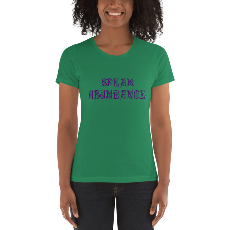 Load image into Gallery viewer, SPEAK ABUNDANCE-Degree T Shirts
