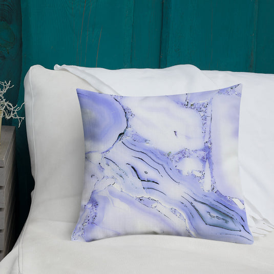 Blue Crystal Premium Pillow-Degree T Shirts