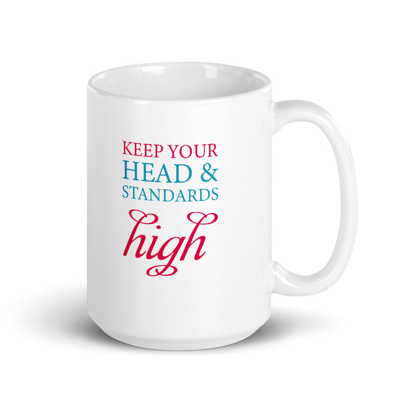 Load image into Gallery viewer, HEAD &amp; STANDARDS HIGH mug-Degree T Shirts
