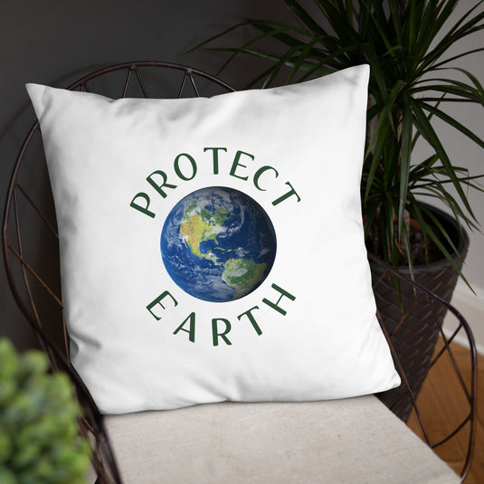 PROTECT EARTH pillow-Degree T Shirts