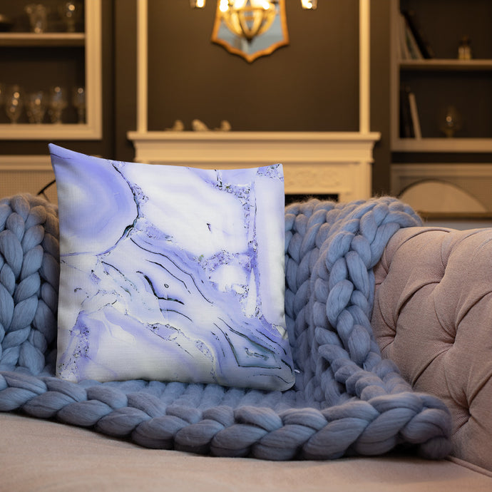 Blue Crystal Premium Pillow-Degree T Shirts
