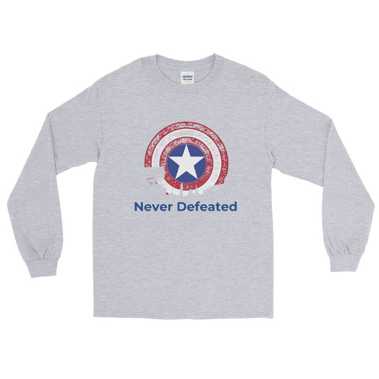 Never Defeated L/S-Degree T Shirts