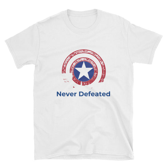 "Never Defeated"-Degree T Shirts