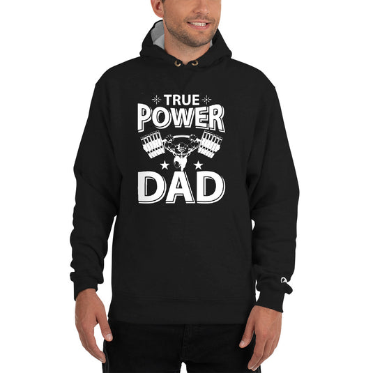 Power DAD Champion Hoodie-Degree T Shirts