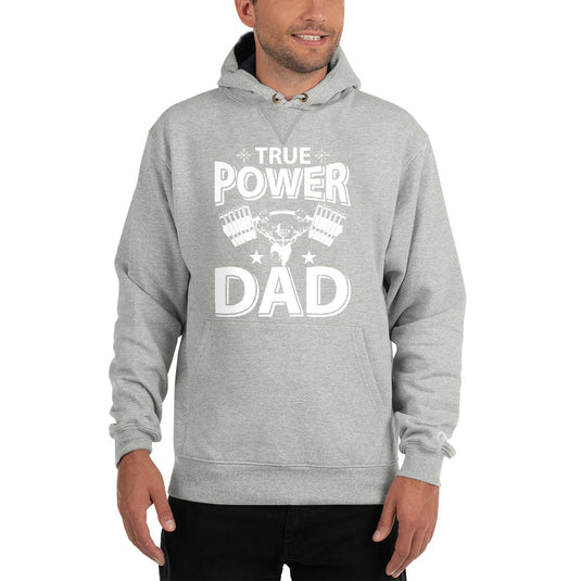 Power DAD Champion Hoodie-Degree T Shirts