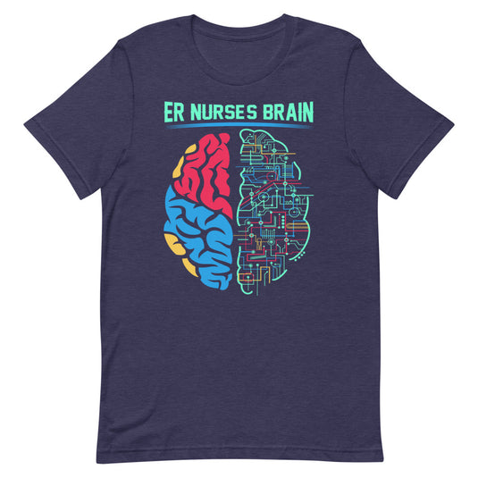 ER NURSES BRAIN-Degree T Shirts