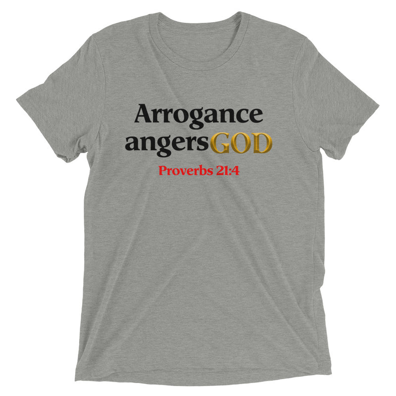 Load image into Gallery viewer, Arrogance angers God Prov. 21: 4-Degree T Shirts
