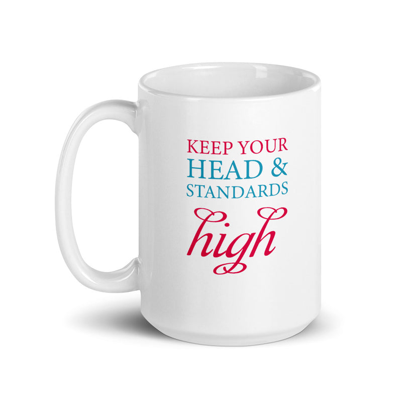 Load image into Gallery viewer, HEAD &amp; STANDARDS HIGH mug-Degree T Shirts
