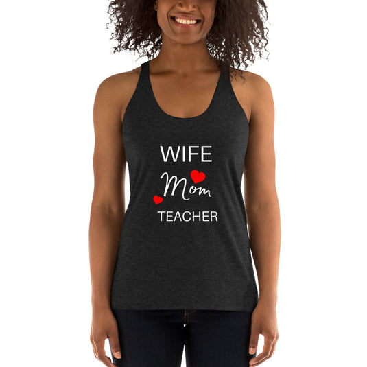 WIFE MOM TEACHER-Degree T Shirts