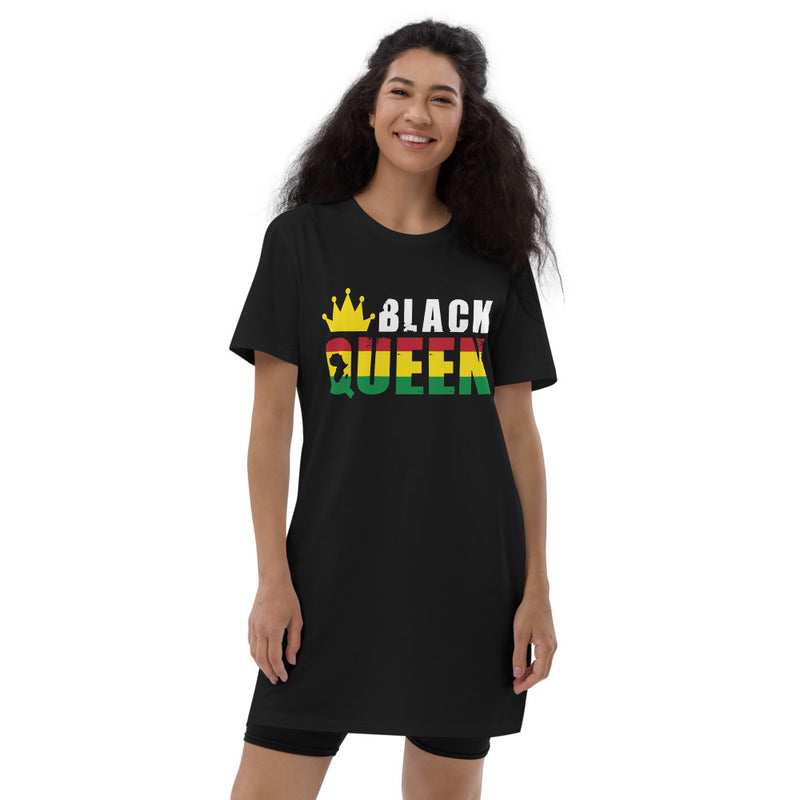 Load image into Gallery viewer, Black Queen Organic dress-Degree T Shirts
