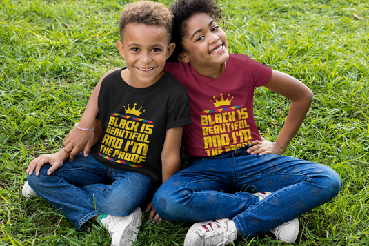 Black is Beautiful (Youth)-Degree T Shirts