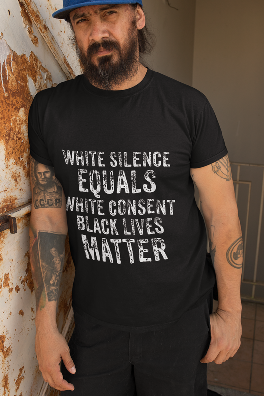 White SILENCE-Degree T Shirts