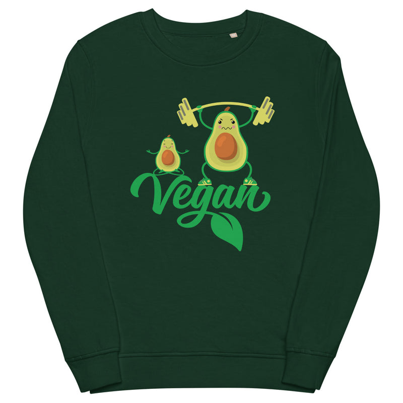 Load image into Gallery viewer, Vegan Workout organic sweatshirt-Degree T Shirts
